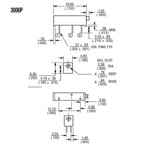 Trimpot 3006P