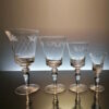 Franse Art Deco kristallen glazen