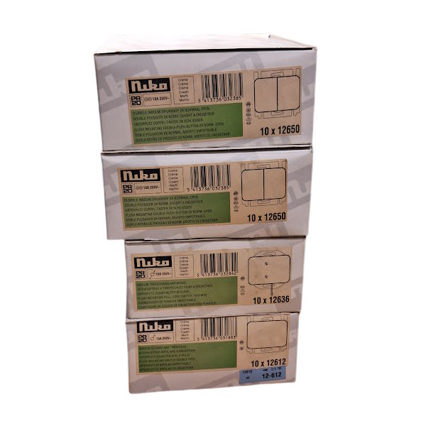 126xx boxen Niko PR20 Schakelaars