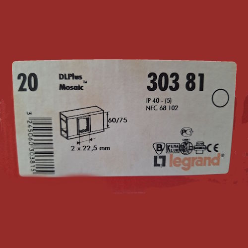 30381 label Legrand 30381 DLP-houder 2mod