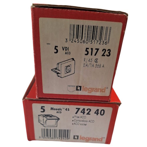 74240 box Legrand 74240/51723 RJ45 Contactdoos