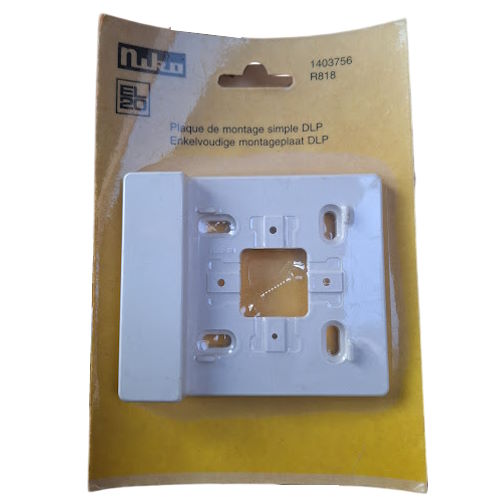 Niko EL20 31-741 Enkelvoudige montageplaat DLP