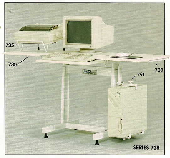 Sitoca 728 Sitoca 728 Verstelbare computertafel