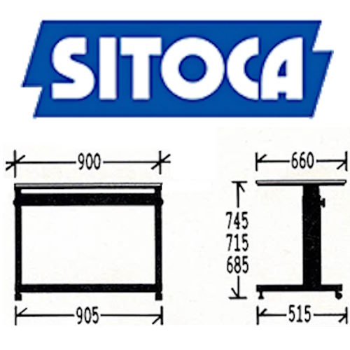 Sitoca 790 afm Sitoca 790 Verstelbare computertafel