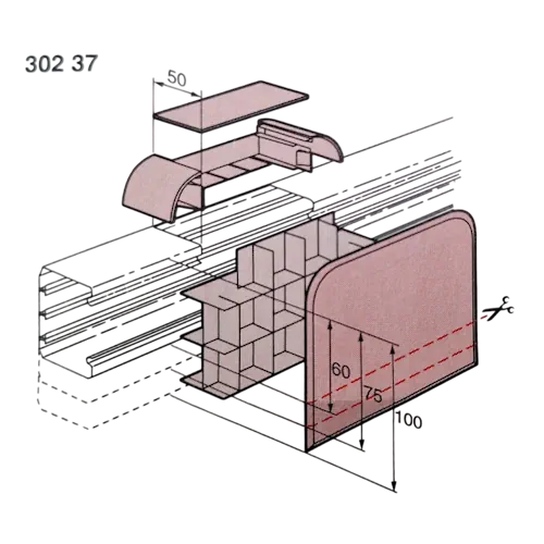 Legrand 30237 DLP T-Stuk