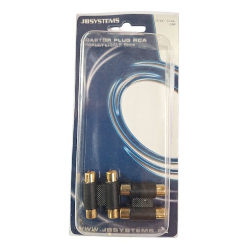 JBS1309 boxed Adapter 2x RCA female/female